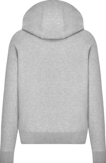 dior celine hoodie|Dior grey fleece hoodie.